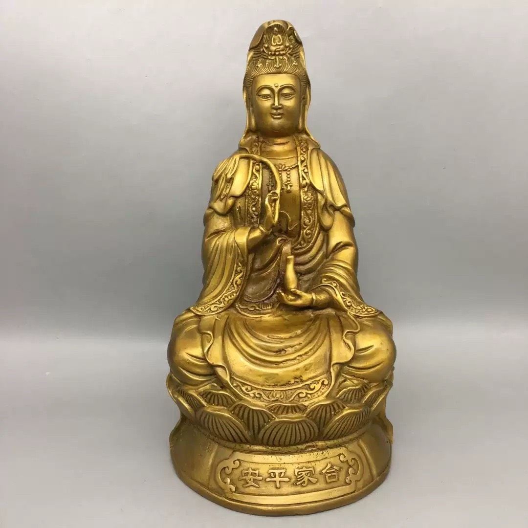 Tượng phật quan âm Chất liệu đồng