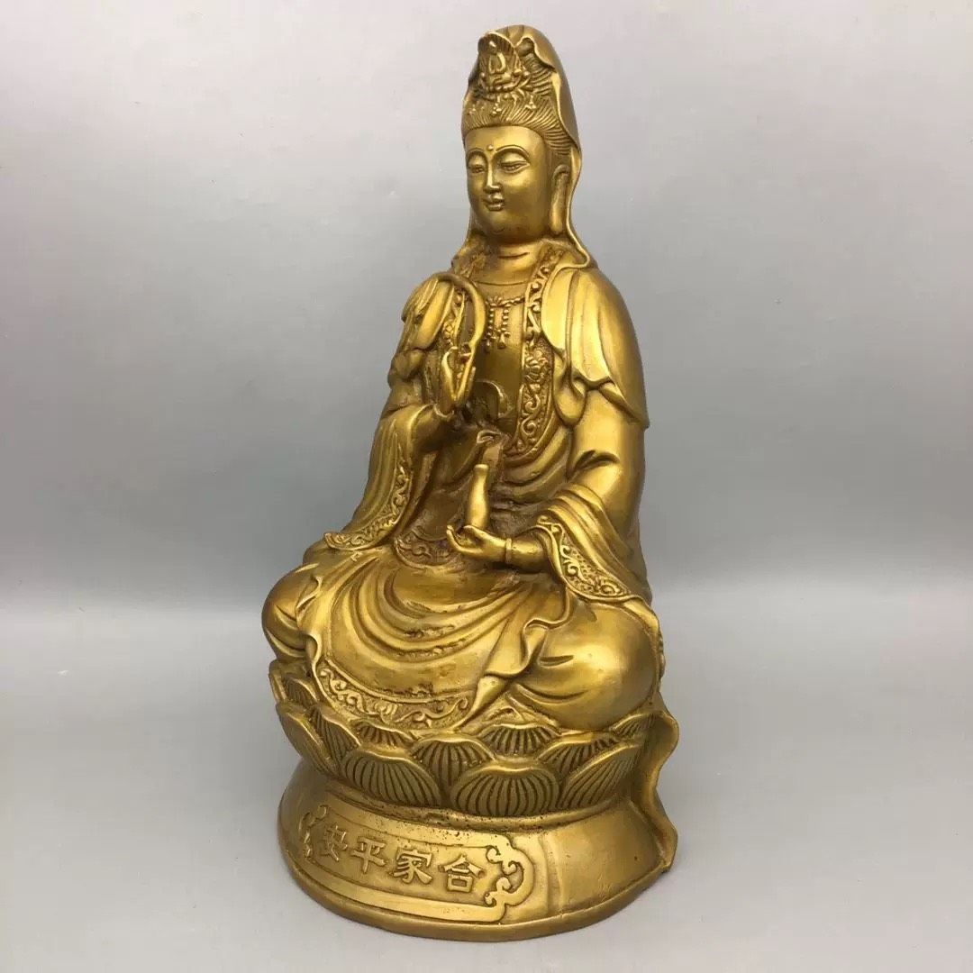 Tượng phật quan âm Chất liệu đồng