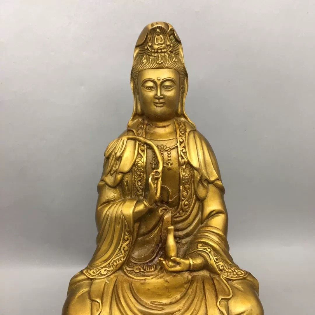 Tượng phật quan âm Chất liệu đồng