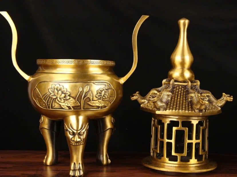 Đồ Trang Trí Bằng Đồng - Văn Xương Tháp
