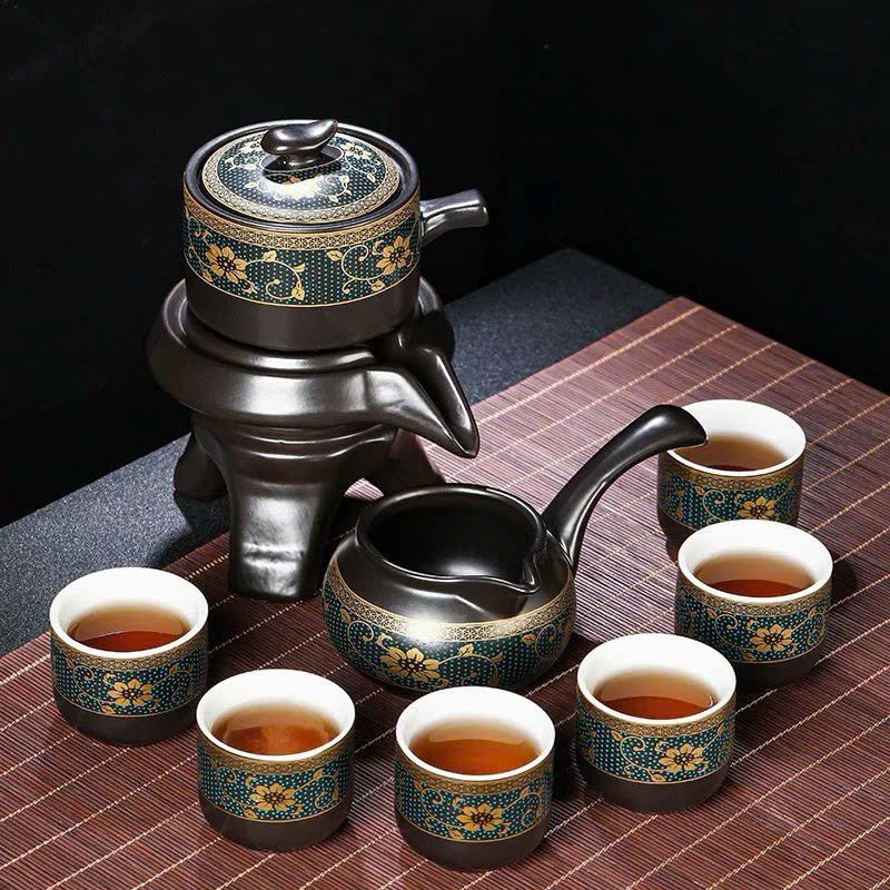 Bộ Pha Trà Lười Tự Động Tại Nhà Chất liệu sứ + bộ lọc thép không gỉ