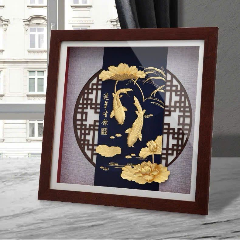 TRANH 3D CÁ CHÉP BƠI LỘI TRONG HỒ SEN – VẺ ĐẸP SANG TRỌNG VÀ Ý NGHĨA PHONG THỦY