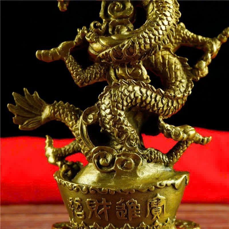 Tượng Rồng May Mắn Bằng Đồng - Biểu Tượng Của Sức Mạnh Và Tài Lộc