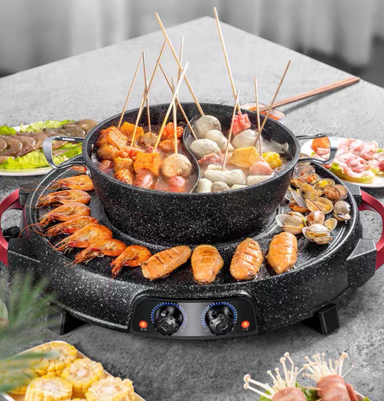 Nồi Lẩu Nướng Điện Đa Năng Cao Cấp – Giải Pháp Hoàn Hảo Cho Mọi Bữa Tiệc
