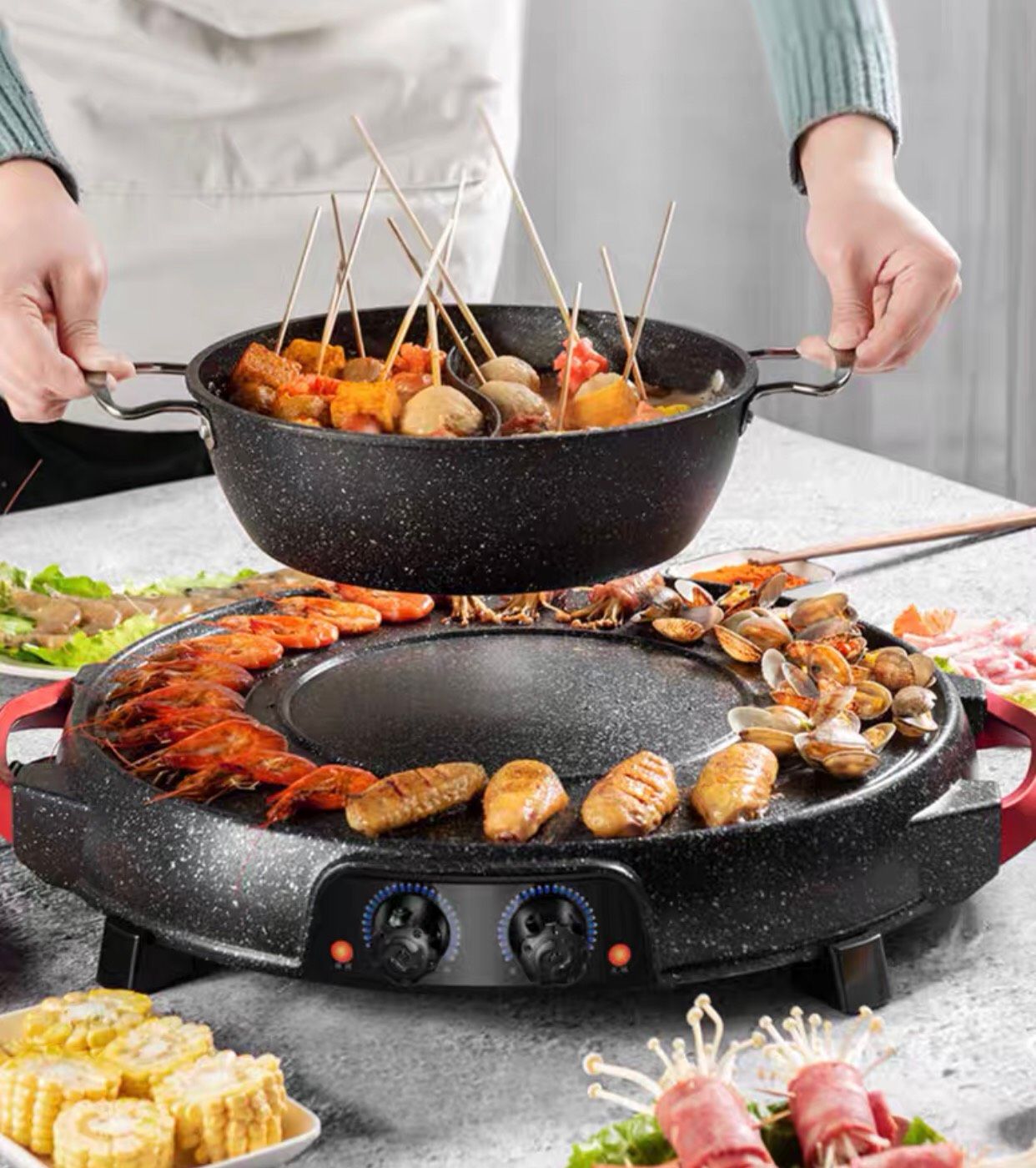Nồi Lẩu Nướng Điện Đa Năng Cao Cấp – Giải Pháp Hoàn Hảo Cho Mọi Bữa Tiệc
