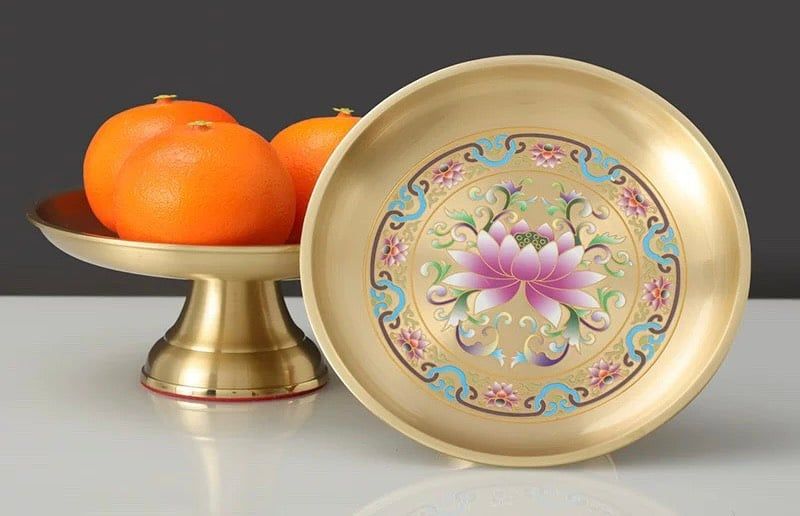 Đĩa Trái Cây Hoa Sen Sang Trọng – Vẻ Đẹp Tinh Tế Cho Không Gian Thêm Phần Lịch Lãm