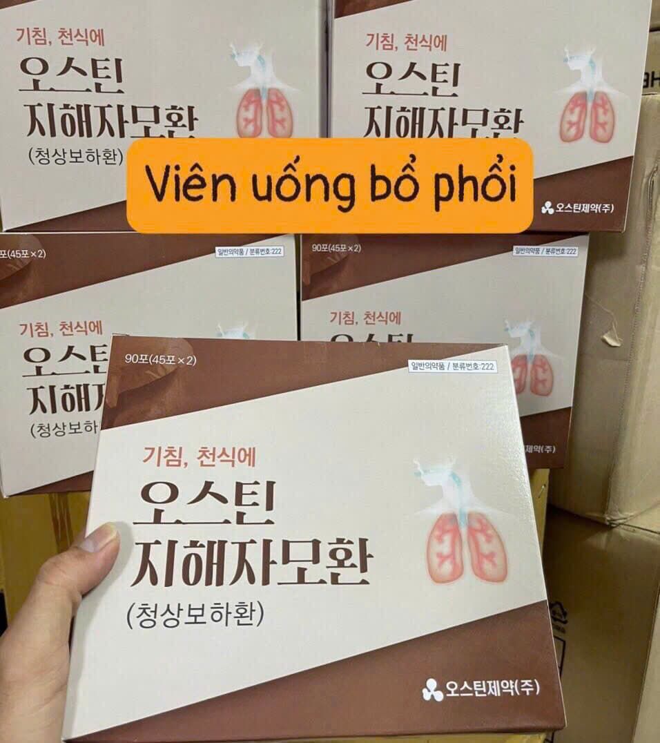 Viên uống bổ phổi Hàn Quốc - hộp 90 gói BKHE-002100KR-0001