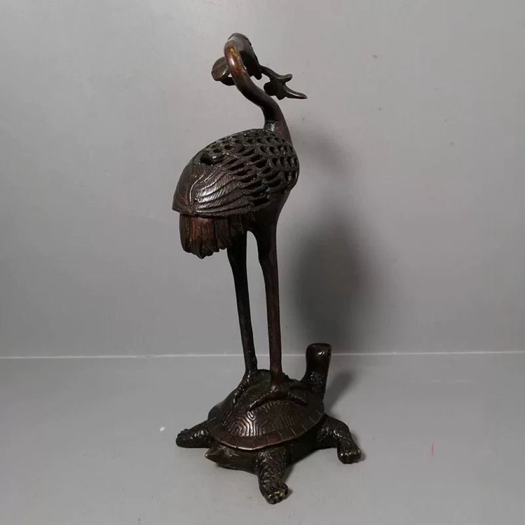 Hạc Cưỡi Lưng Rùa Trang Trí BK-ME-002700-VN-0142