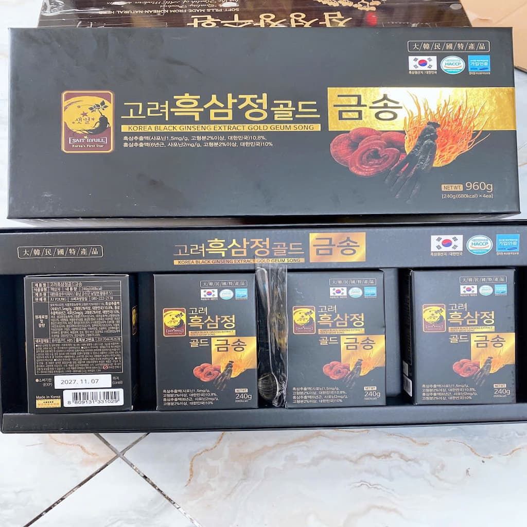Cao Hắc Sâm Linh Chi Đông Trùng Hạ Thảo nội địa Hàn BKHE-003300KR-0010