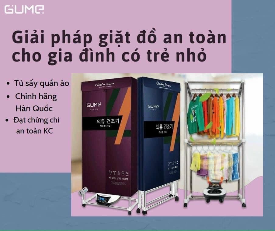 TỦ SẤY QUẦN ÁO GUME HÀN QUỐC BK-ME-003700-KR-0163