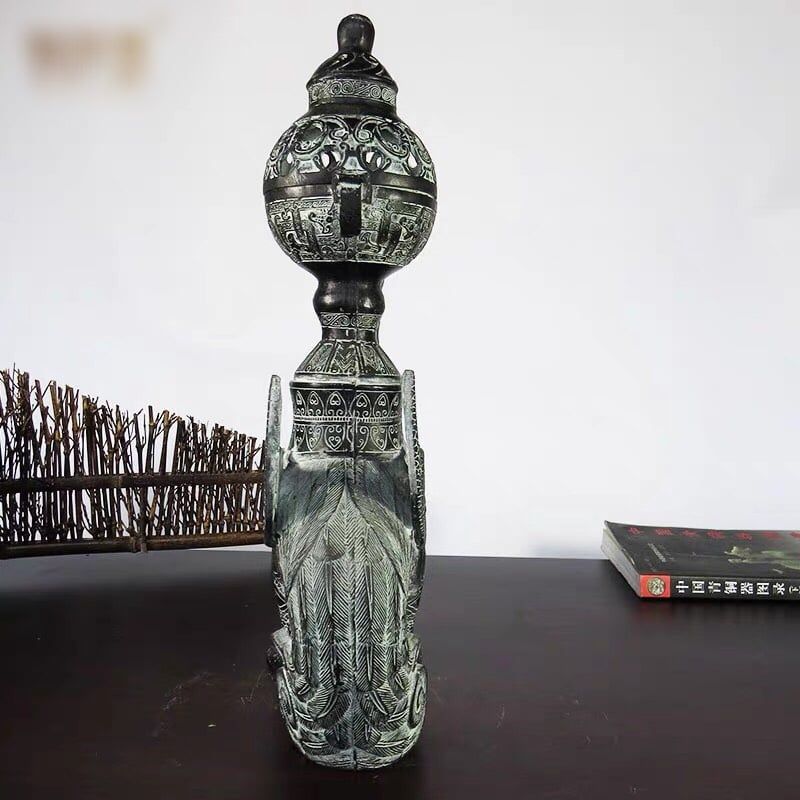 Lư Hương Phượng Hoàng Đồng Sưu Tầm - Tinh Hoa Nghệ Thuật Truyền Thống BK-ME-003100-VN-0170