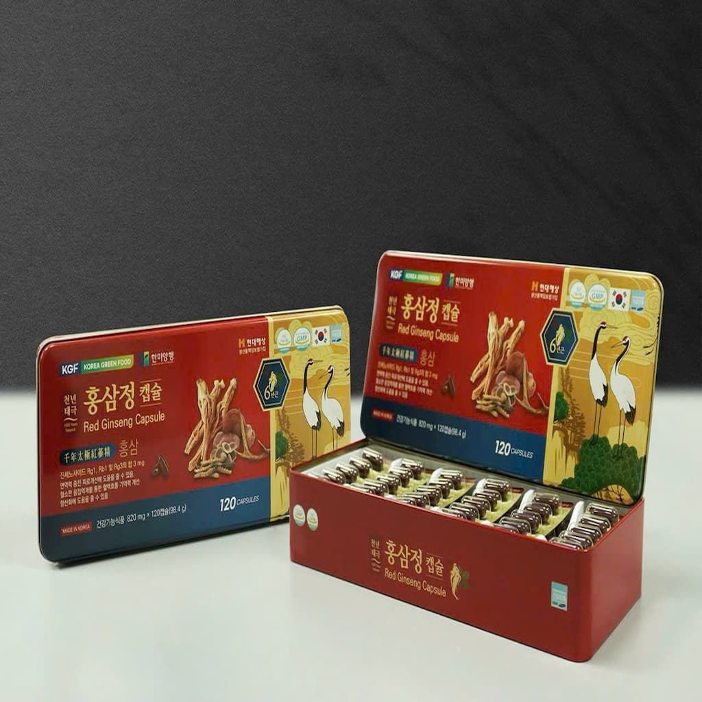 Đạm hồng sâm linh chi nhung hươu Hanmi Hàn Quốc
