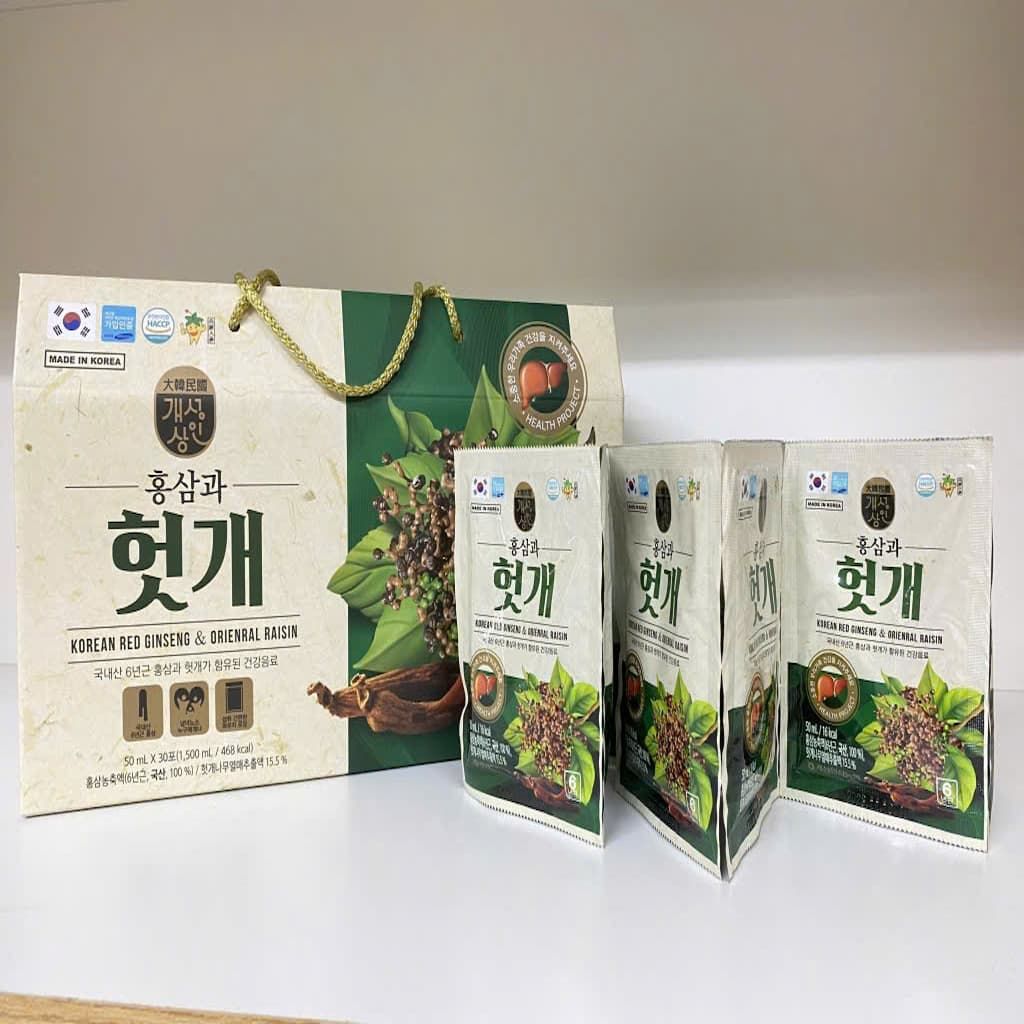 Nước bổ gan hồng sâm Nonghuyup Hàn Quốc