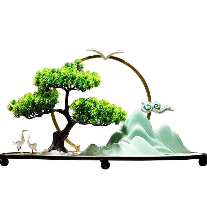 VÂN HI TRÊN NÚI - MÓN ĐỒ TRANG TRÍ PHONG THỦY SANG TRỌNG BK-ME-003990-VN-0278