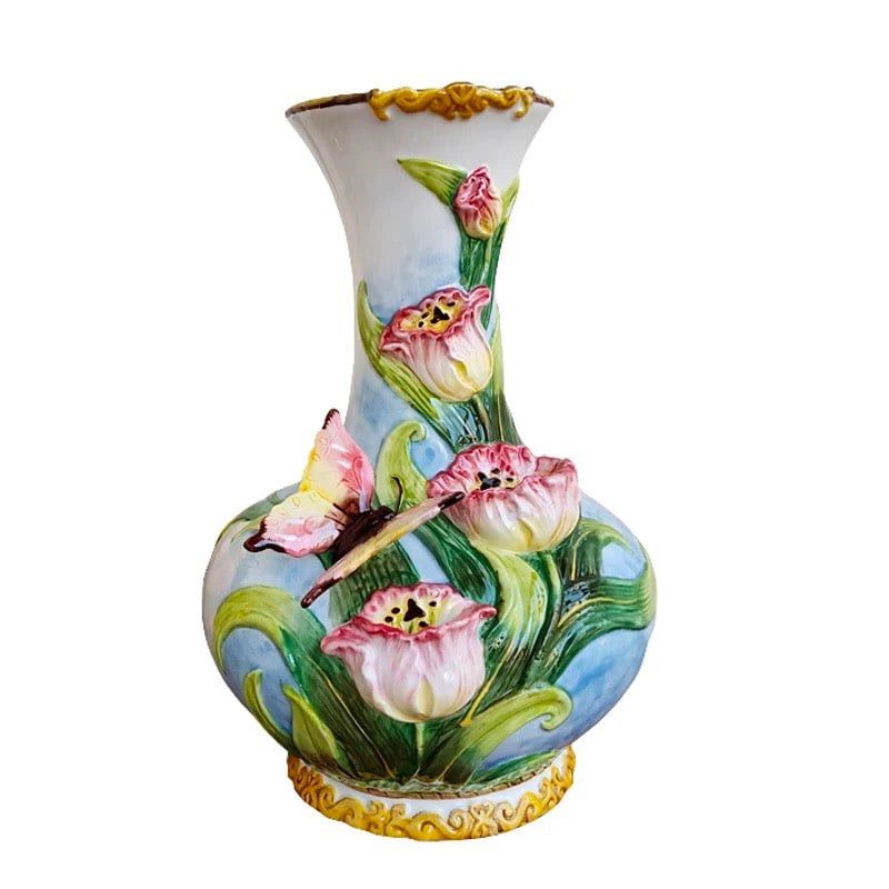 Bình Cắm Hoa Hoa Tulip 3D Trang Trí Nghệ Thuật BK-CE-004900-VN-0288