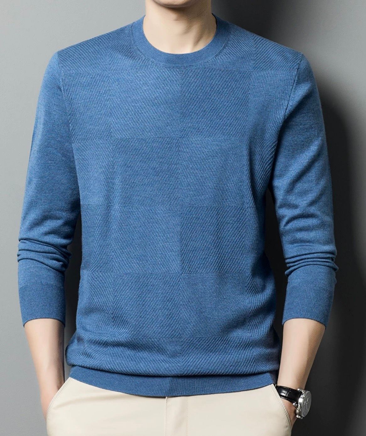 Áo Len Dệt Kim Polo Nam Cao Cấp BK-FA-001500-VN-0313