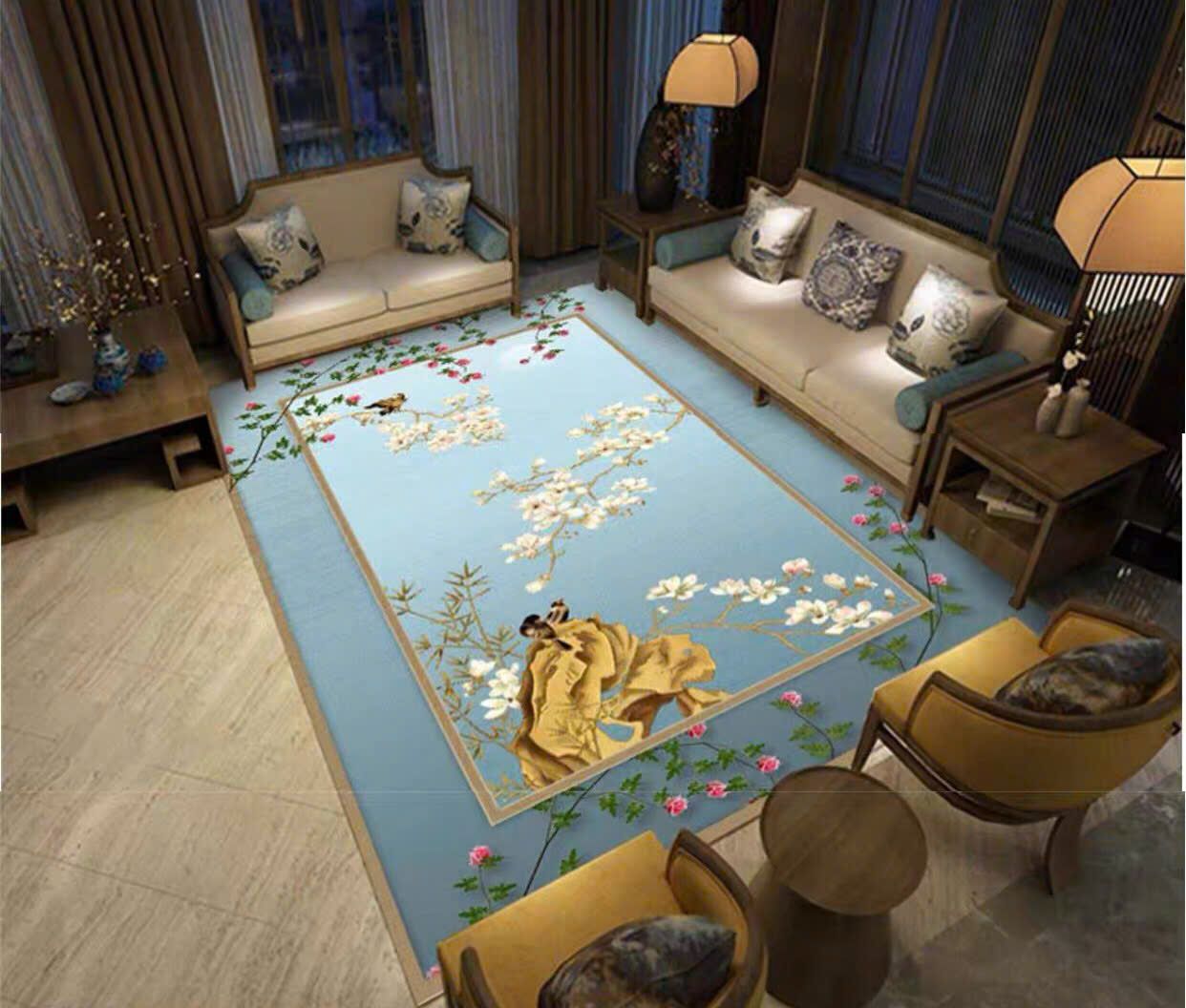 Thảm Trải Sàn Trang Trí Nội Thất Cao Cấp BK-FA-003998-VN-0318