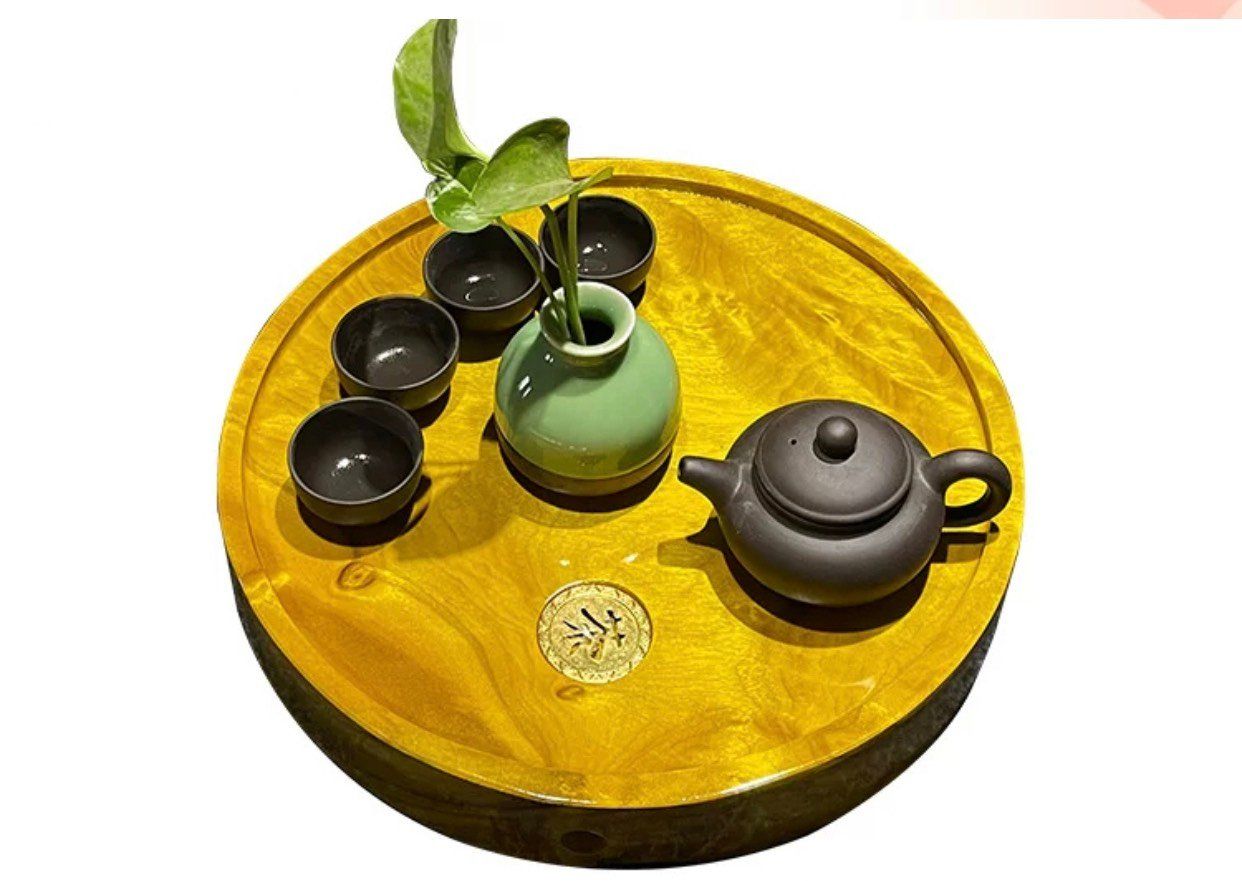KHAY TRÀ GỖ TRÒN RETRO CAO CẤP BK-WO-001960-VN-0336