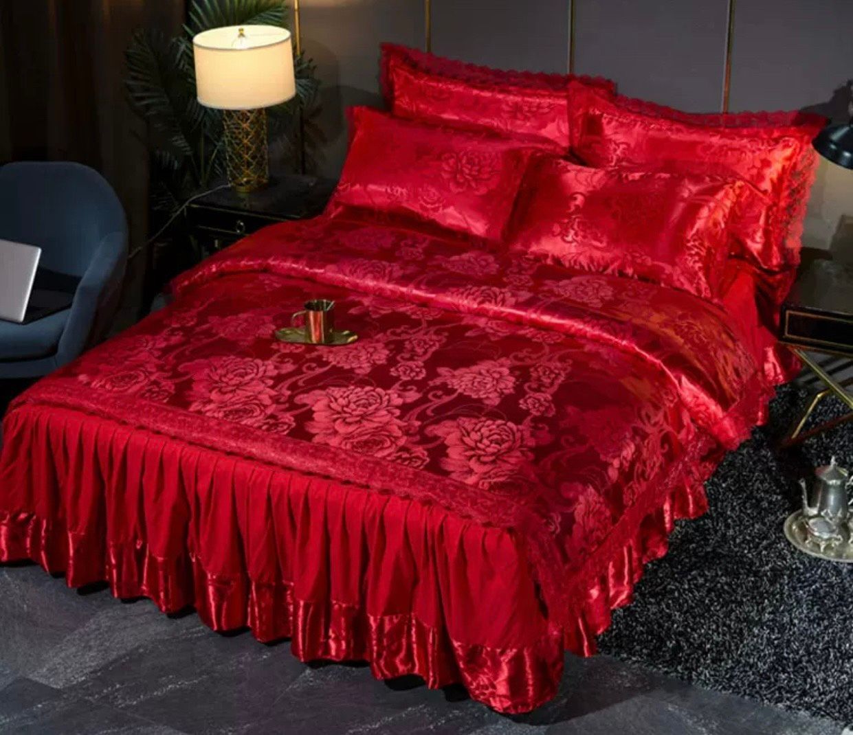 BỘ GA GIƯỜNG ĐÔI PHONG CÁCH CHÂU ÂU SANG TRỌNG BK-FA-001990-VN-0344