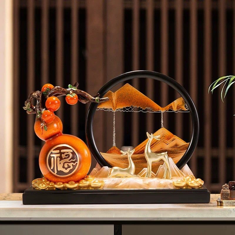 Bầu Tranh Cát Lún Trang Trí – Món Quà Tặng Ý Nghĩa và Độc Đáo BK-ME-001990-VN-0351