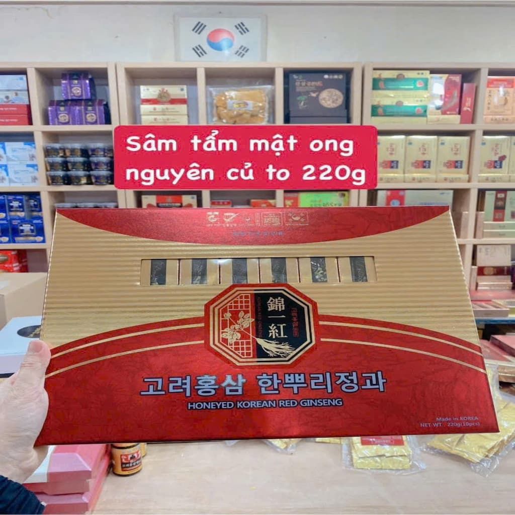 SÂM TẨM MẬT ONG NGUYÊN CỦ LOẠI CỦ TO BKHE-001960KR-0045