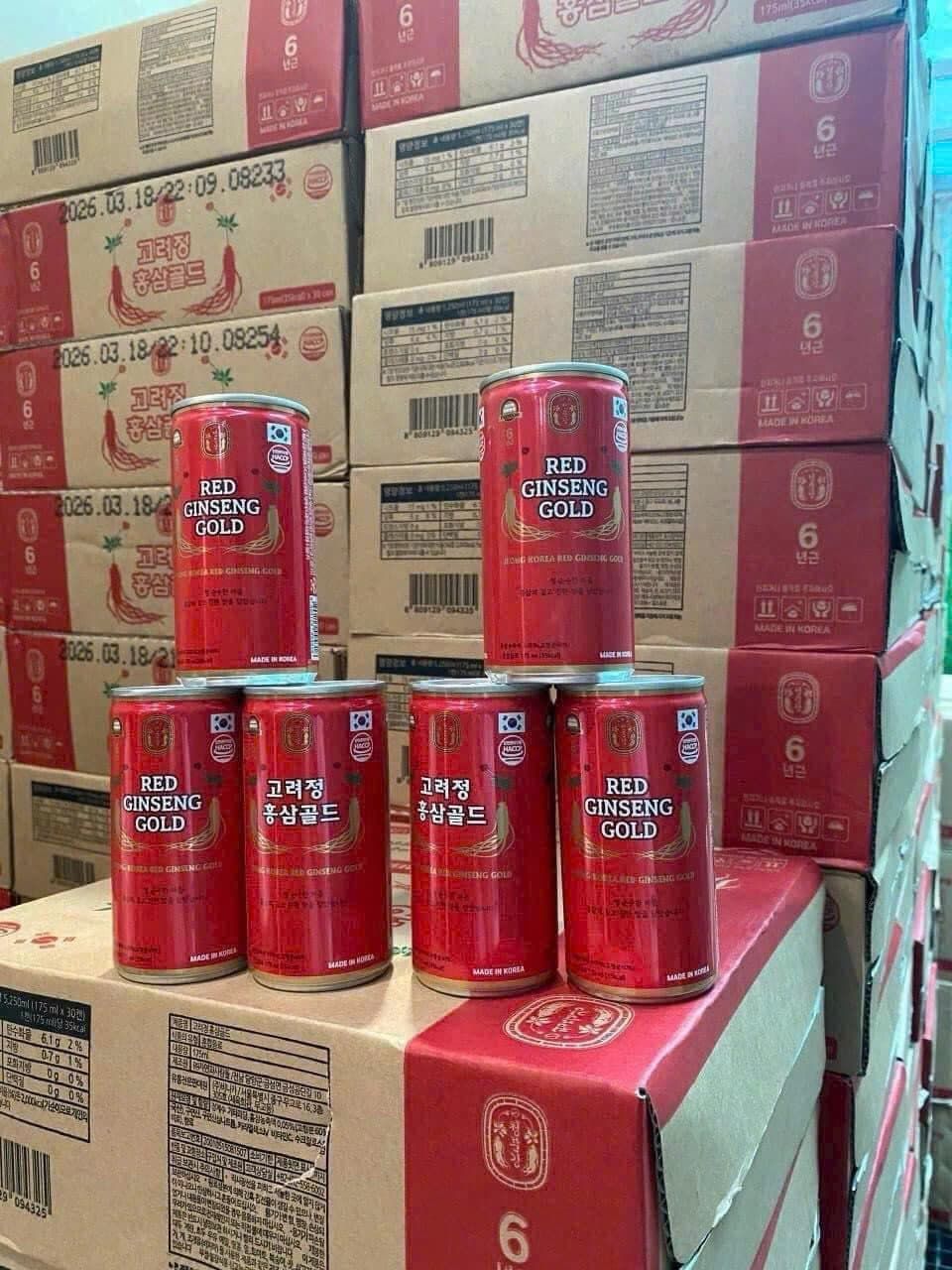 NƯỚC HỒNG SÂM LON JEONG KOREA RED GINSENG GOLD BKHE-001100KR-0056