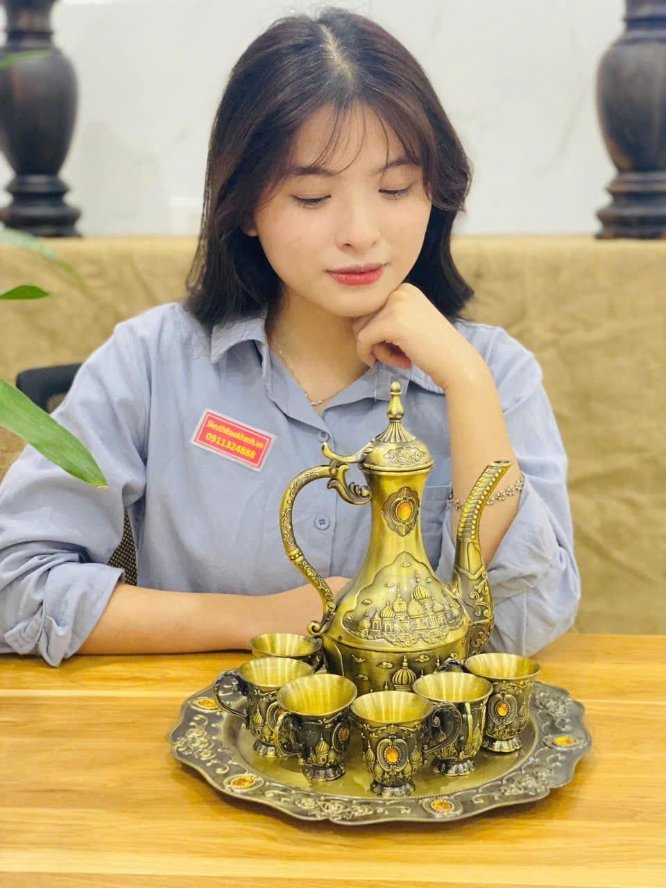 Bộ ly đồng nguyên chất BKME-003700VN-0407