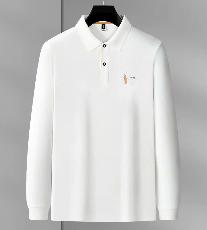 ÁO THUN POLO NAM DÀI TAY THÊU CAO CẤP BK-FA-002900-VN-0466