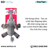  Đồ chơi KONG Cozie Ultra Ella Elephant Squeaks Medium Size - Con voi SONICE. 