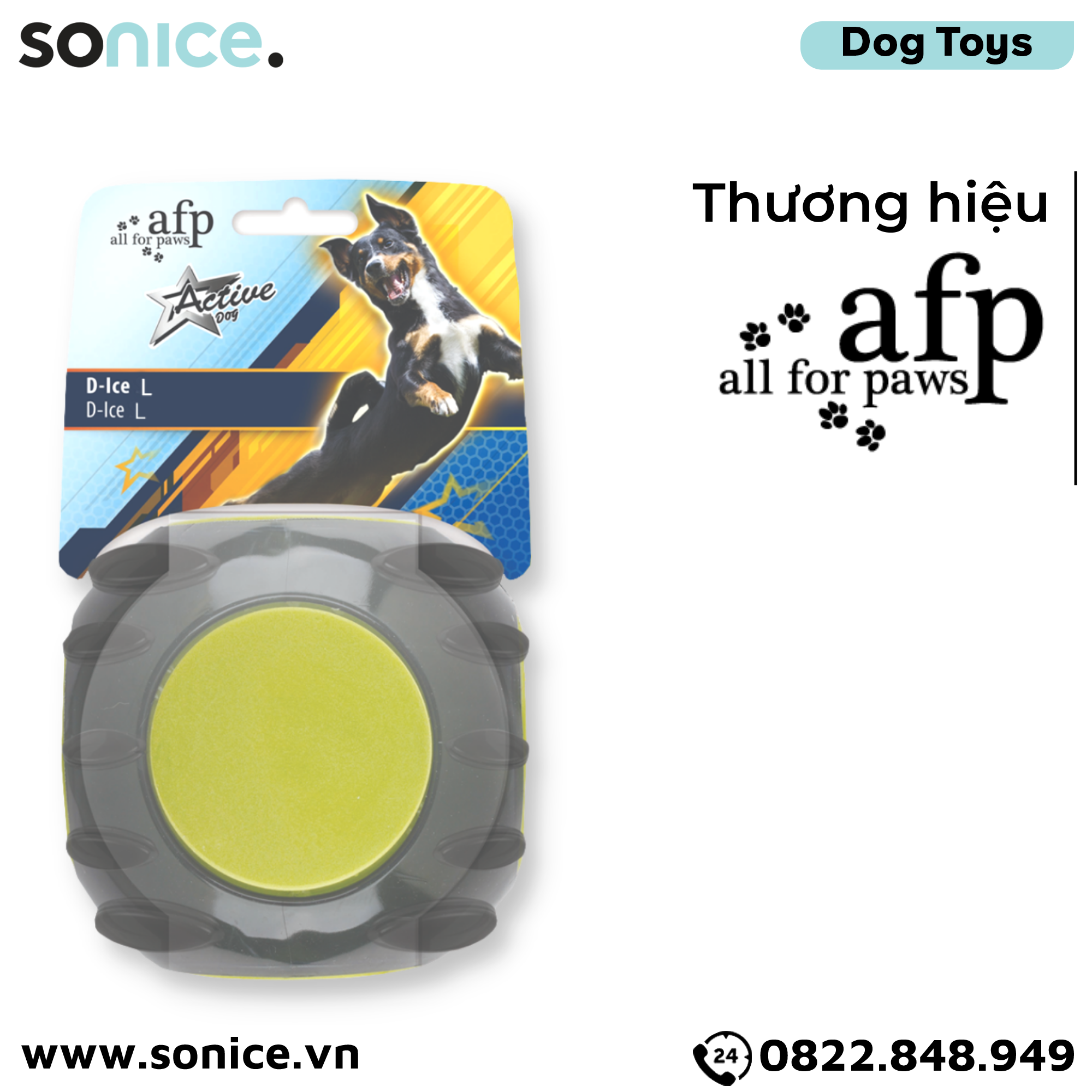 Đồ chơi xí ngầu AFP Active D-Ice Toys Size L - SONICE.