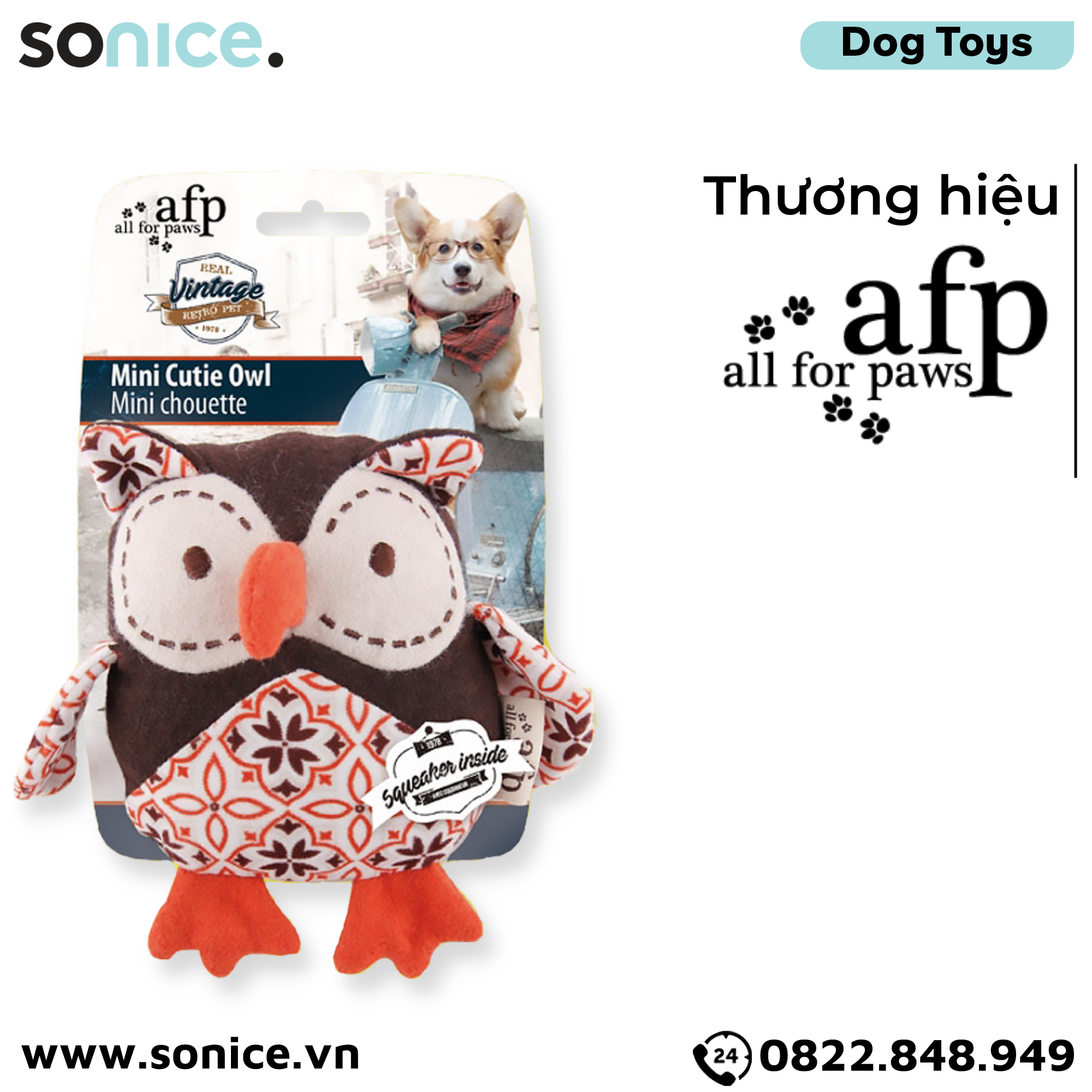 Đồ chơi AFP Mini Cutie Owl Toys - Con Cú SONICE.