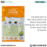  Cát vệ sinh mèo ACRO SOYA 20L - Green Tea SONICE. 