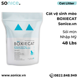  Cát vệ sinh cho mèo BOXIECAT 48Lbs - Sỏi mịn nhập Mỹ SONICE. 