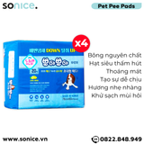  Combo Tấm lót vệ sinh Petsmix Potty Pads 78cm x 60cm - 80 miếng nhập Hàn Quốc SONICE. 