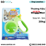  Dây dắt tự động DoggyMan Doggy Walker size M - 20kg | 5m - Xanh lá SONICE. 