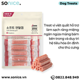  Treats Petsmix Soft Dental Gum Blueberry 270g - 30 cây vị Việt quất, sạch răng thơm miệng SONICE. 