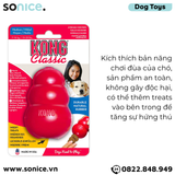  Đồ chơi KONG Classic Average Chewers Toys Medium Size - Cho chó 7-16kg, có thể nhét treats SONICE. 