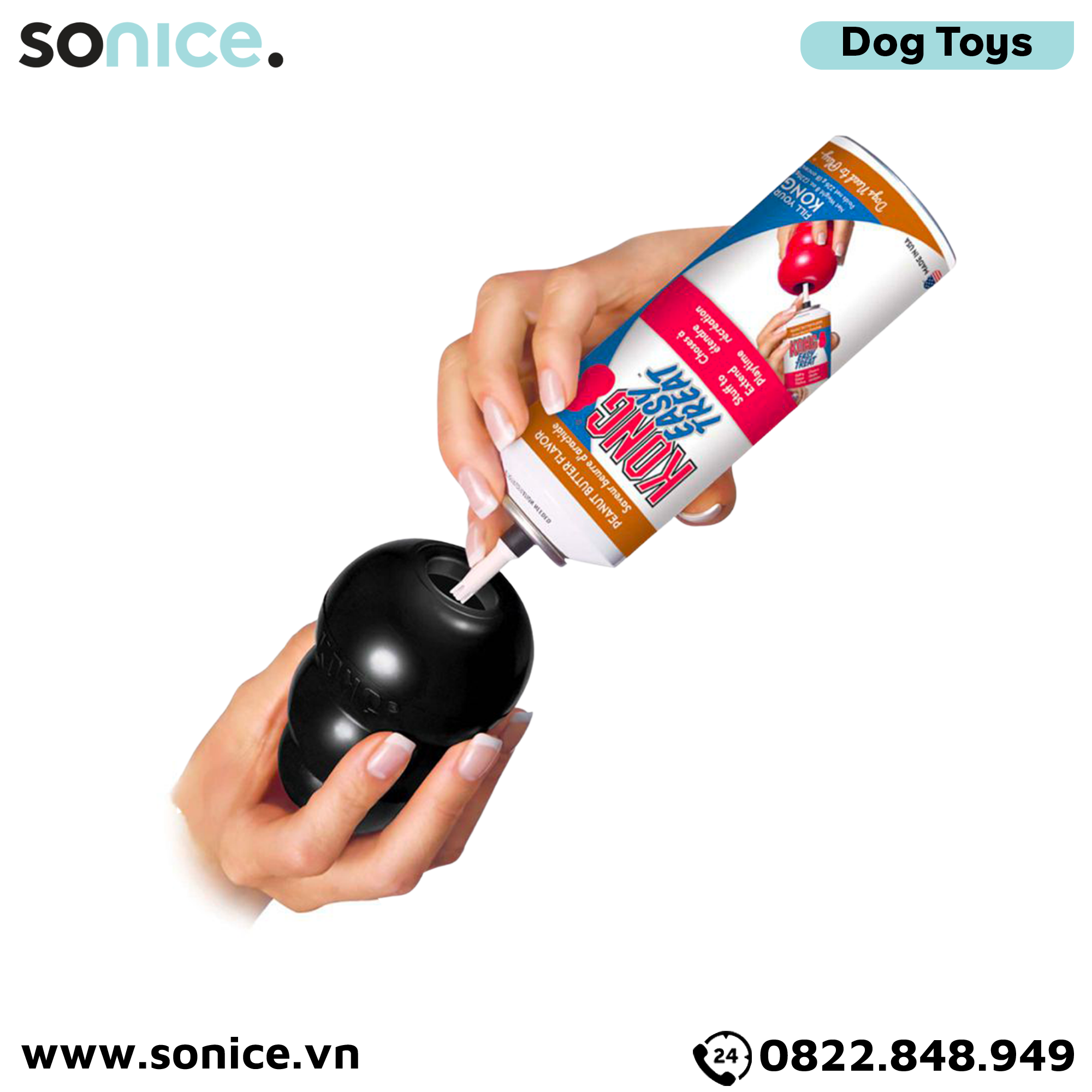 Đồ chơi Kong Extreme Toys Large Size - Cho chó 13-30kg, có thể nhét treats SONICE.