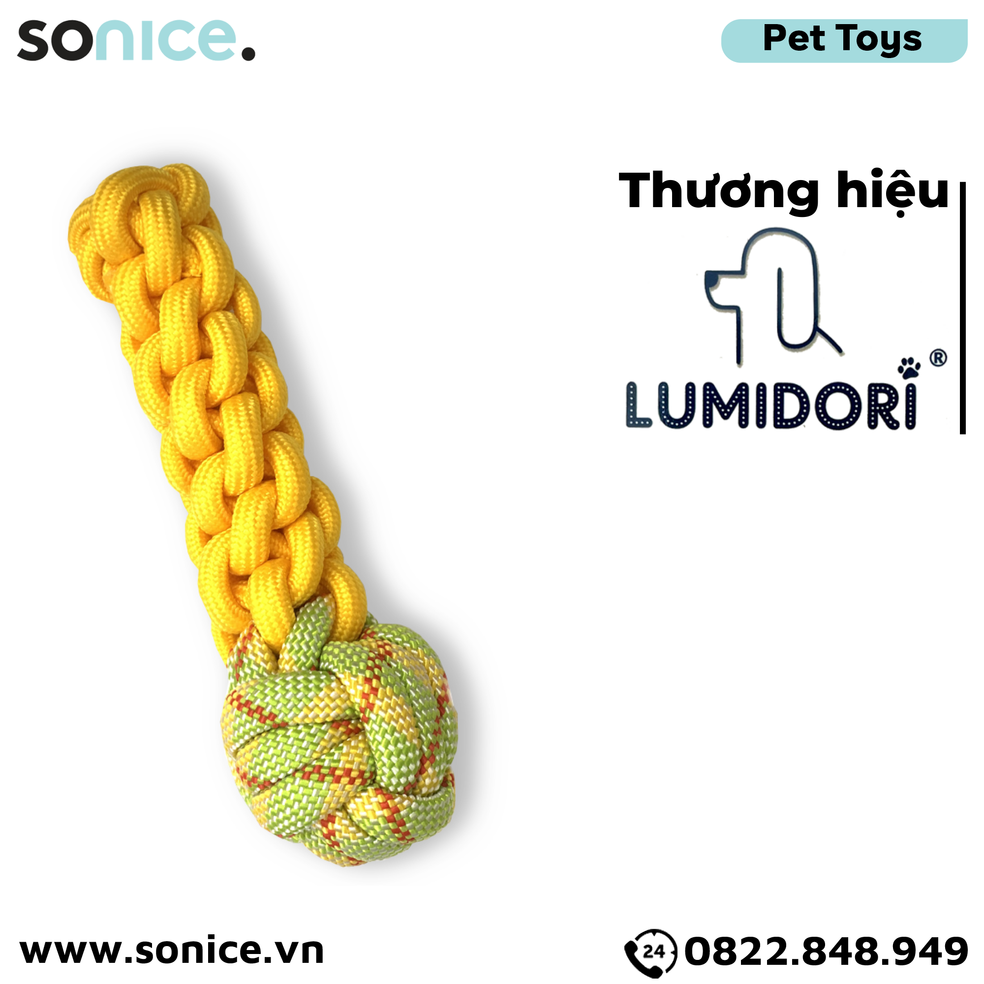 Đồ chơi Lumidori Micro Knot Rope Toys - Dây đan hình micro SONICE.