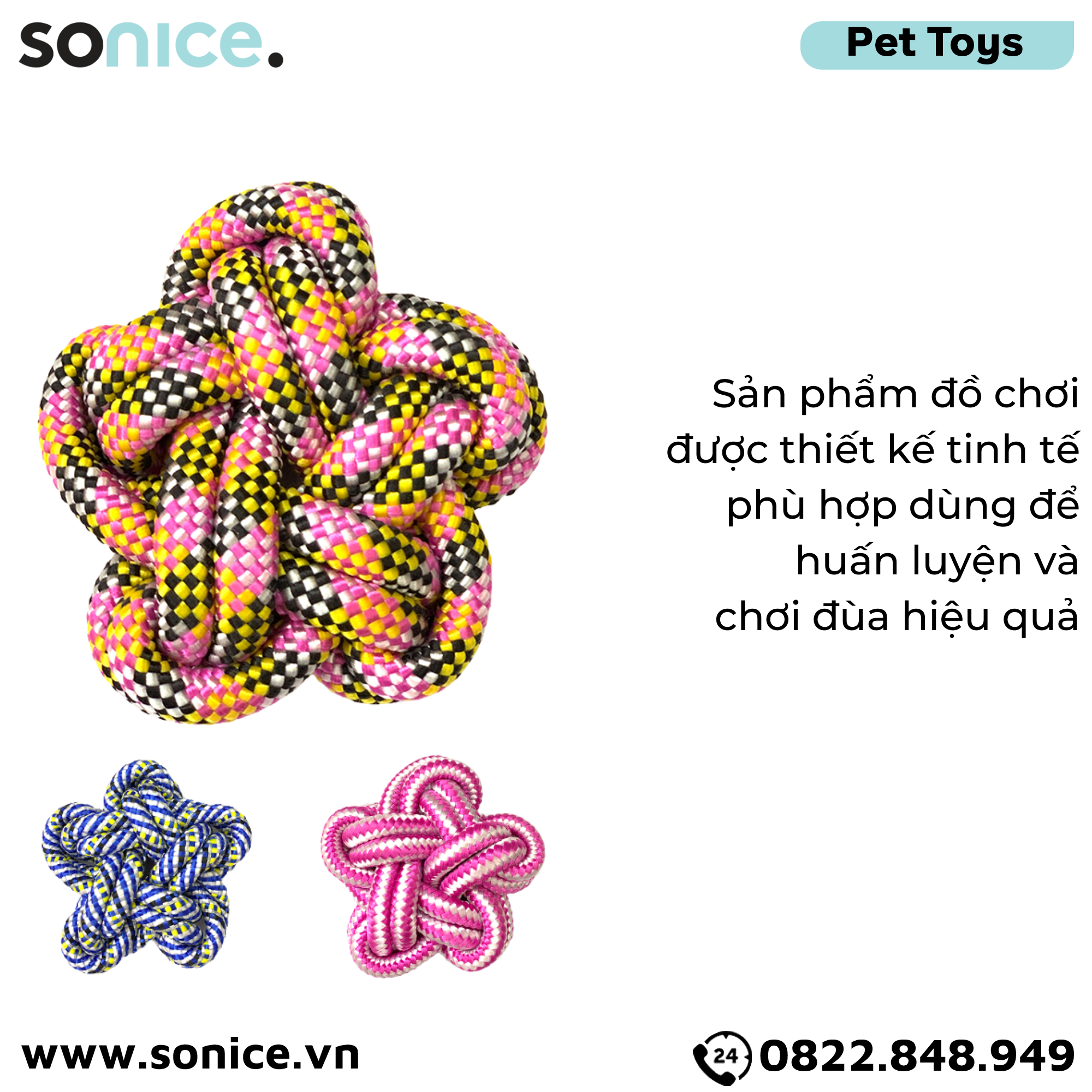 Đồ chơi Lumidori Star Knot Rope Toys - Dây rút ngôi sao SONICE.