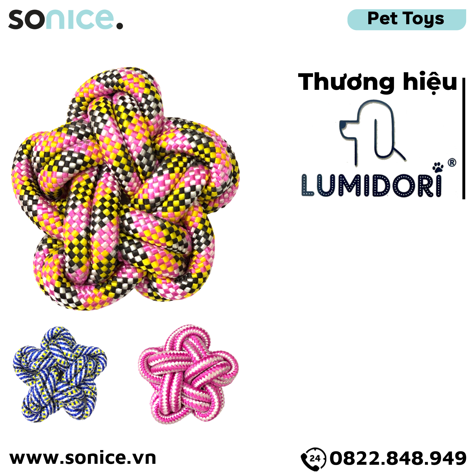 Đồ chơi Lumidori Star Knot Rope Toys - Dây rút ngôi sao SONICE.