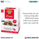  Cát vệ sinh Dr.ELSYES Precious Cat Attract Unscented 9.08kg - Không mùi, hỗ trợ huấn luyện mèo đi vệ sinh SONICE. 