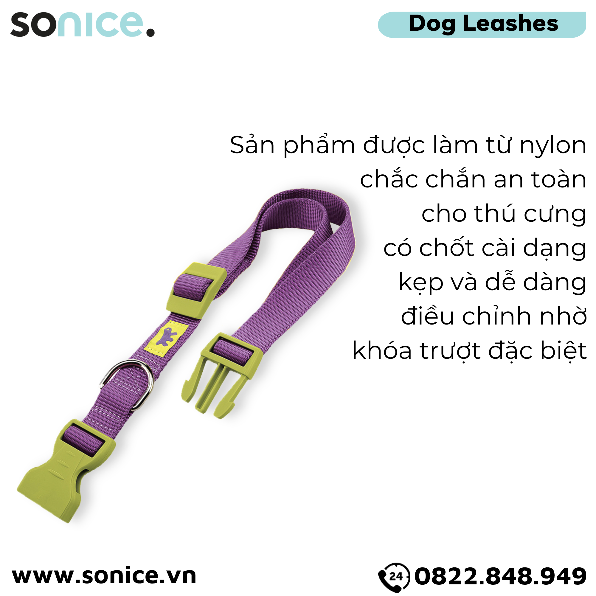 Vòng cổ Ferplast Club 45-70cm - Size 30kg SONICE.