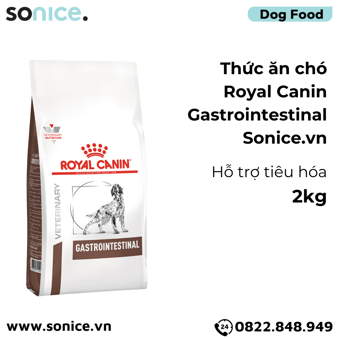 Thức ăn chó Royal Canin Gastro Intestinal 2kg - Hỗ trợ tiêu hoá SONICE.
