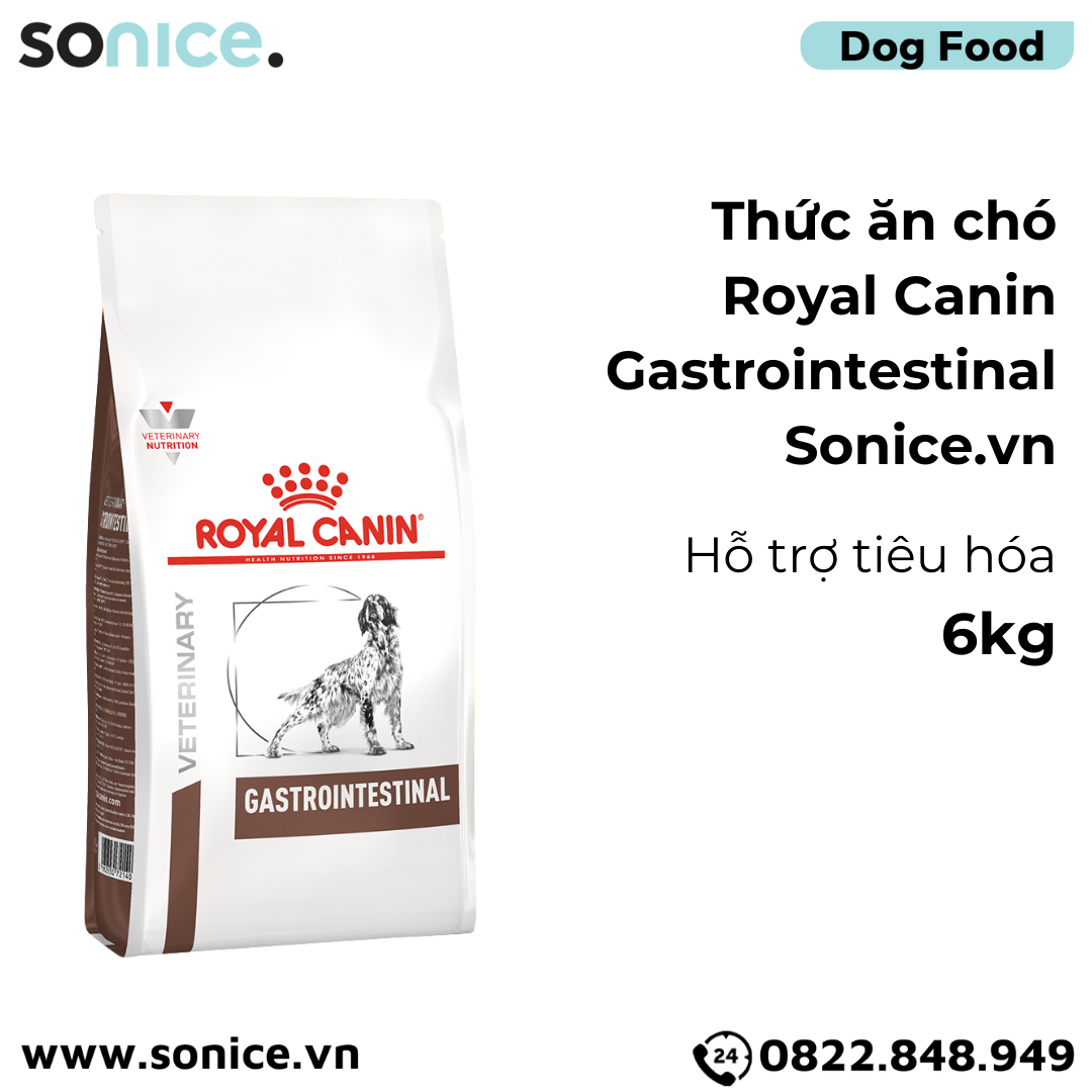 Thức ăn chó Royal Canin Gastro Intestinal 6kg - Hỗ trợ tiêu hoá SONICE.