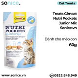  Treats Gimcat Nutri Pockets Junior Mix 60g - cho mèo con SONICE. 