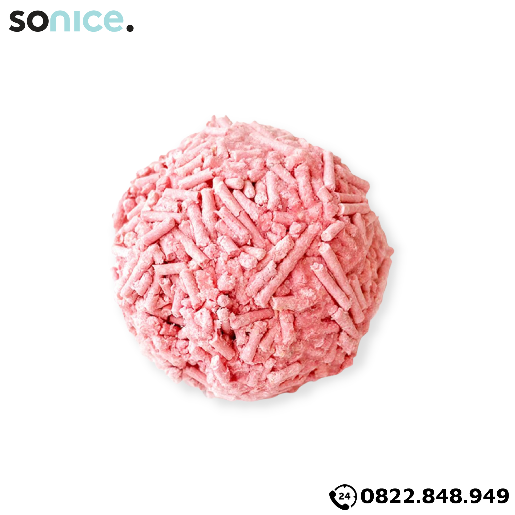 Cát vệ sinh Premium Tofu Jolly Cat Litter Peach 6L - Làm từ đậu nành soya hương đào SONICE.