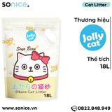  Cát vệ sinh Premium Tofu Jolly Cat Litter Bean 18L - Làm từ đậu nành soya hương truyền thống SONICE. 