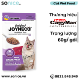  Pate mèo JOYNECO vị Cá Ngừ 60g - hộp 12 gói SONICE. 