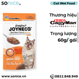  Pate mèo JOYNECO vị Cá Ngừ & Cá Hồi 60g - hộp 12 gói SONICE. 